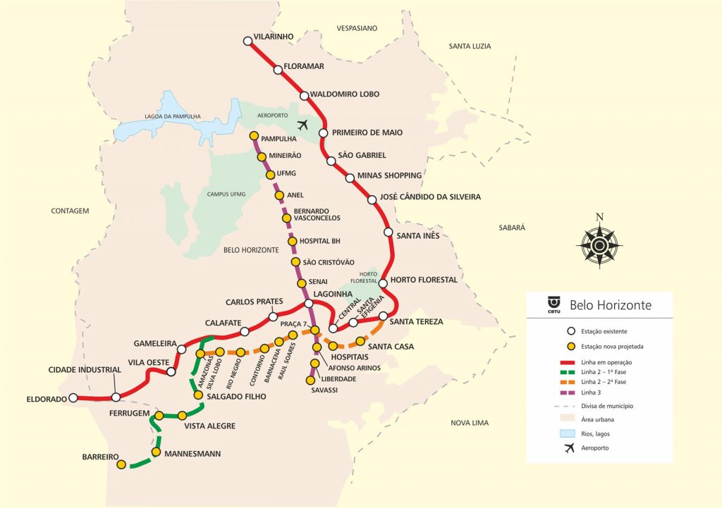 Metrô SP: O Sistema De Trens Urbanos De Belo Horizonte