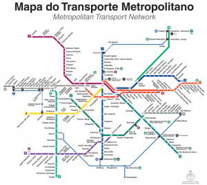 Mapa Metrô SP em PDF